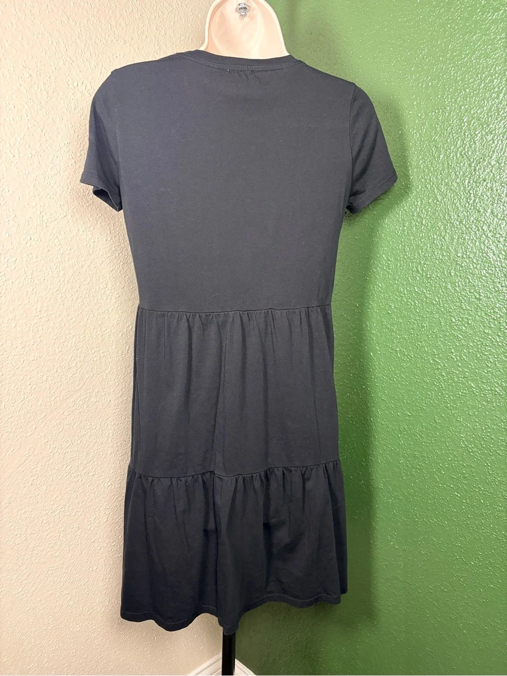 J Crew Tiered Short Sleeve T Shirt Babydoll  Dress XS